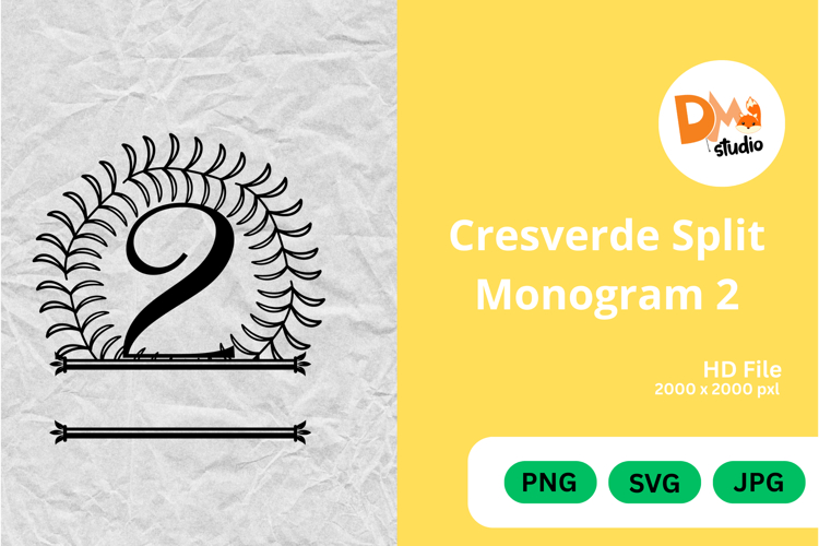 Cresverde Split Monogram