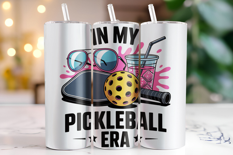 In my Pickleball Era Tumbler Wrap | Sublimation | Tumblers