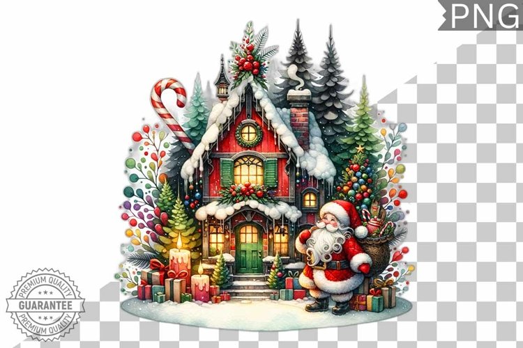 Santa Christmas Clipart Image 8