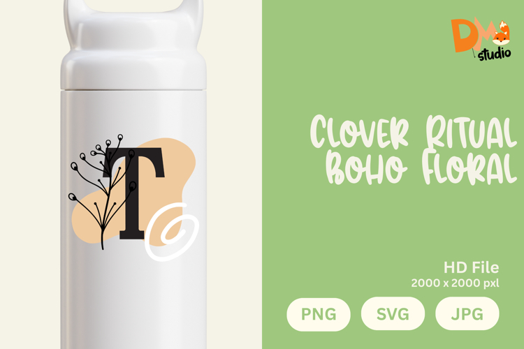 Floral Letter Svg Image 18