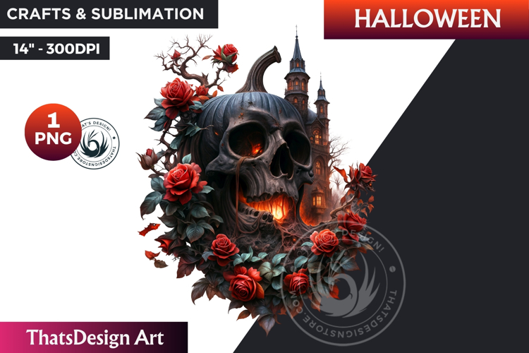 Gothic Halloween Clipart PNG,Halloween Character sublimation