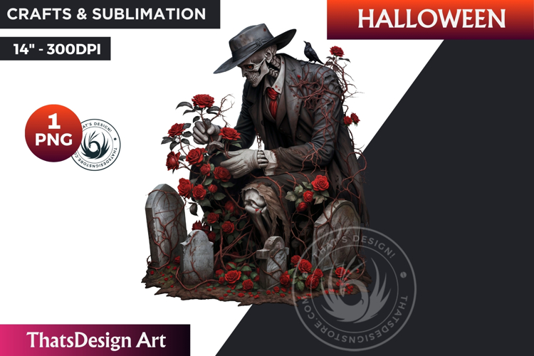 Gothic Halloween Clipart PNG,Halloween Character sublimation