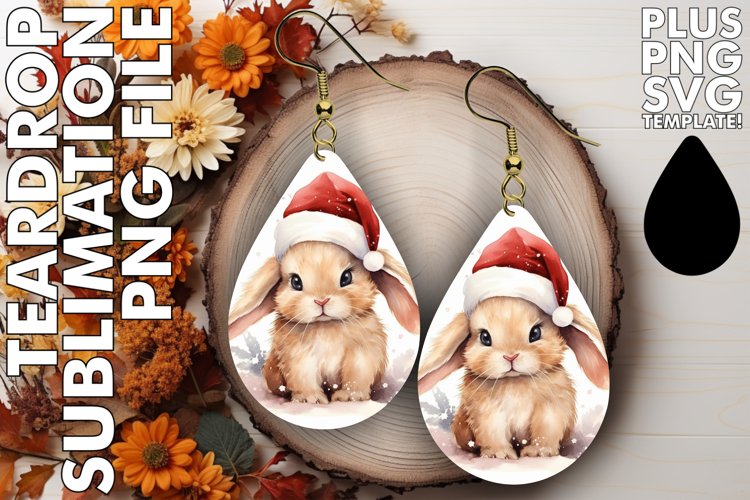 Christmas Animal Teardrop Earrings