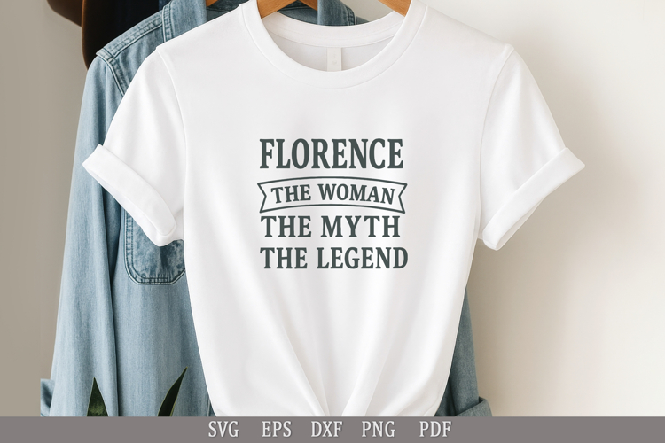 Florence Woman Myth Legend SVG T-Shirt Birthday Gift
