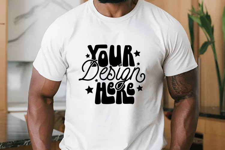White Tshirt Mockup Image 9