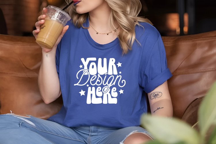 White Tshirt Mockup Image 17