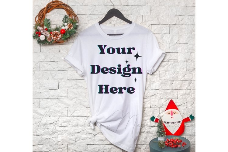 White Tshirt Mockup Image 24