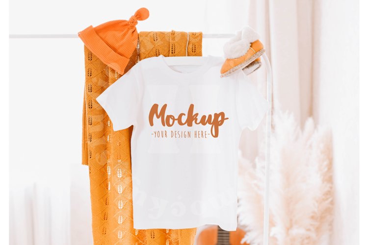 White Tshirt Mockup Image 9