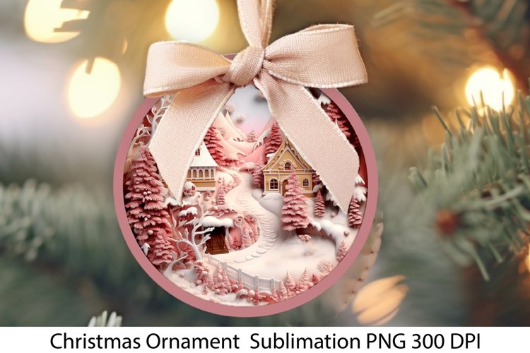 Christmas Ornament PNG. Christmas Sublimation.