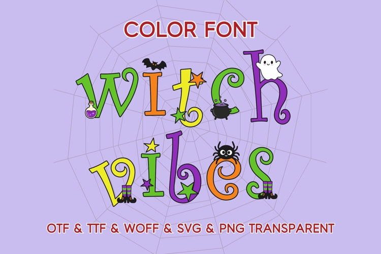 Witch Vibes - Color font