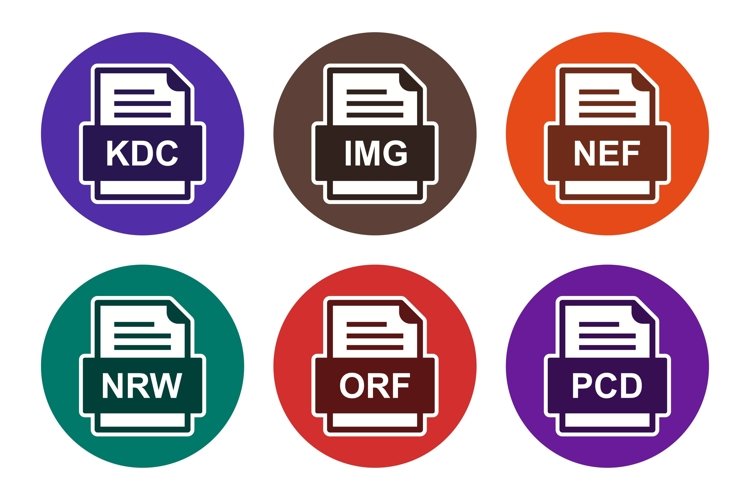 Set Of File Formats Icons (452829)