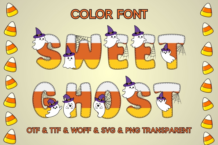 Sweet Ghost - Color font