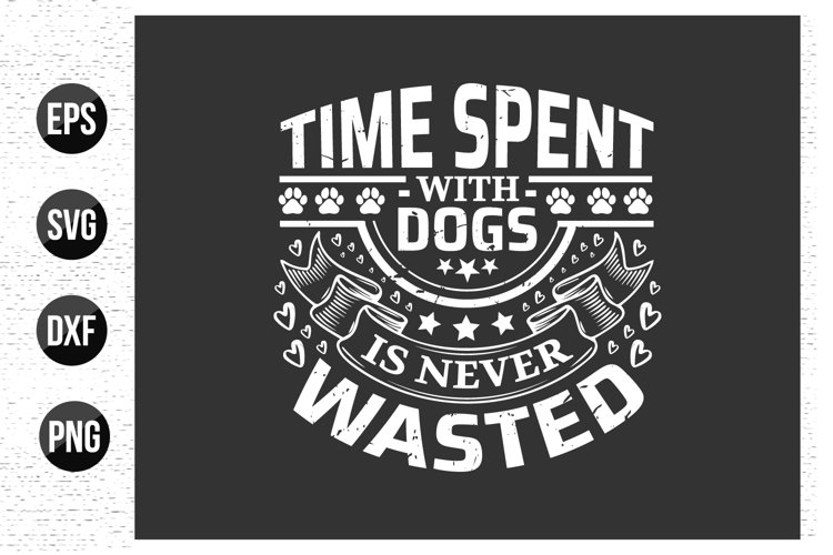 Dogs typographic quotes design. example image 1