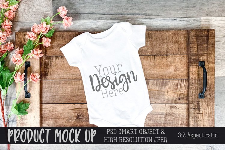 Farm baby Bodysuit II MOCK UP | PSD & JPG