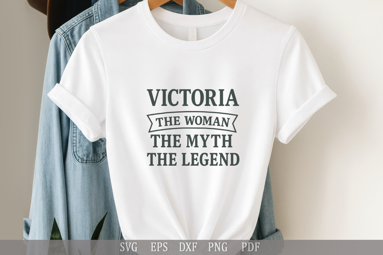 Victoria SVG Design | Personalized Custom Printable File