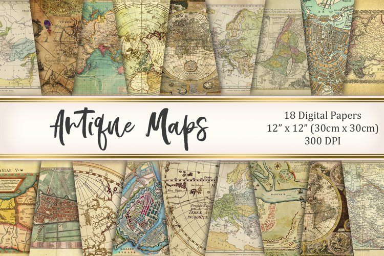 Old Map Background