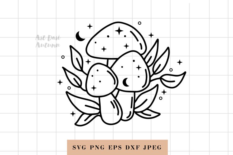 Mushroom Vector Image 14