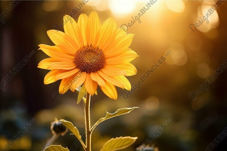 Sunflower Clipart Image 17