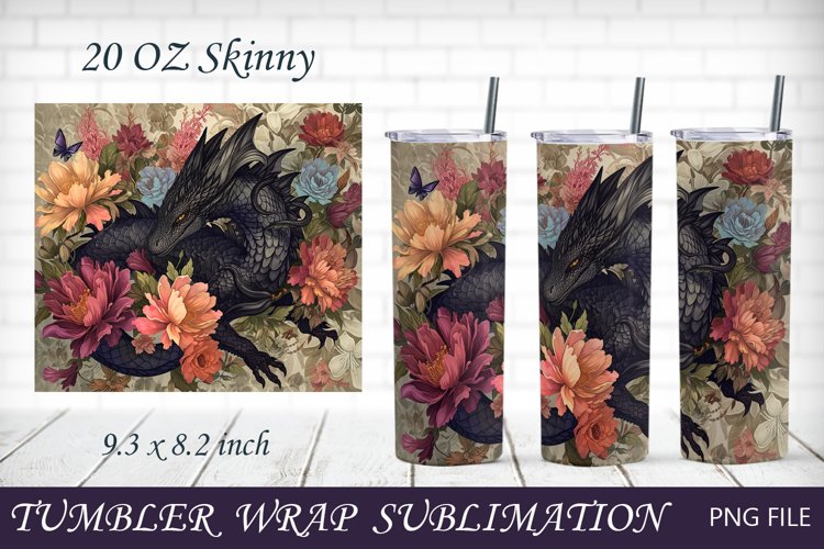 20 Oz Sublimation Tumbler Wrap Image 9