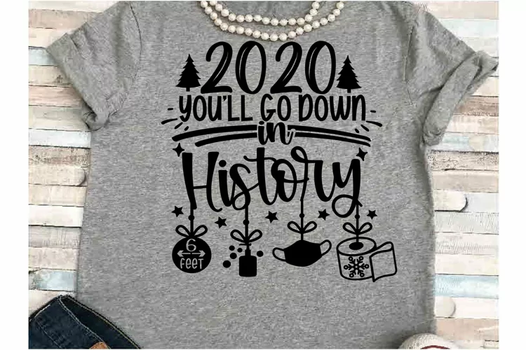 2020 history toilet paper svg Silhouette Cricut Christmas