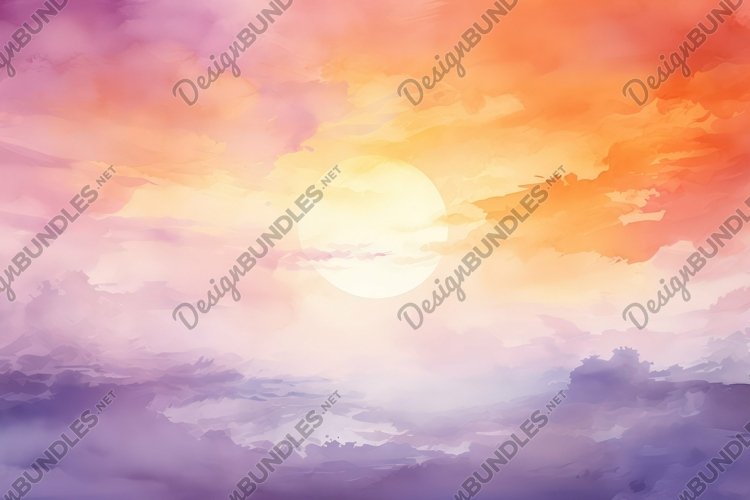 Abstract Watercolor Background Wallpaper example image 1