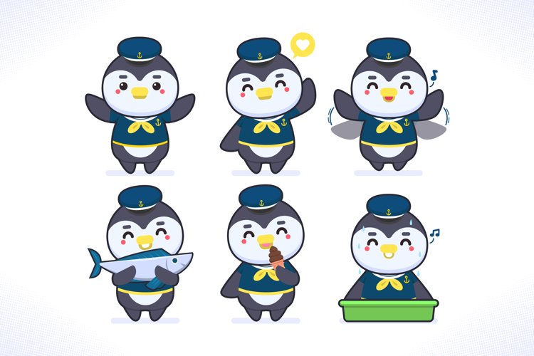 Animals Sailors Characters example image 1