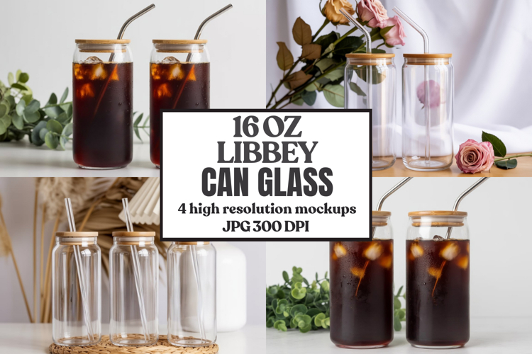 16oz Libbey Can Glass Mockup , libbey glass mockup, beer can