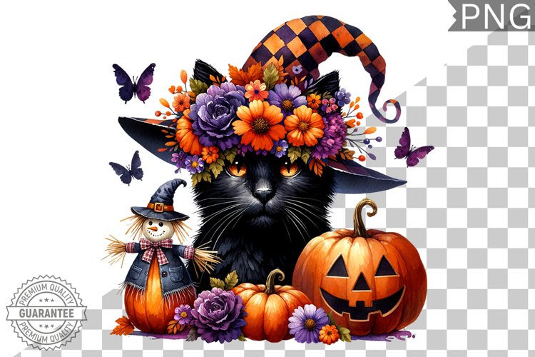 Halloween Cat Clipart Image 6