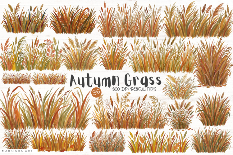 Autumn Grass Clipart