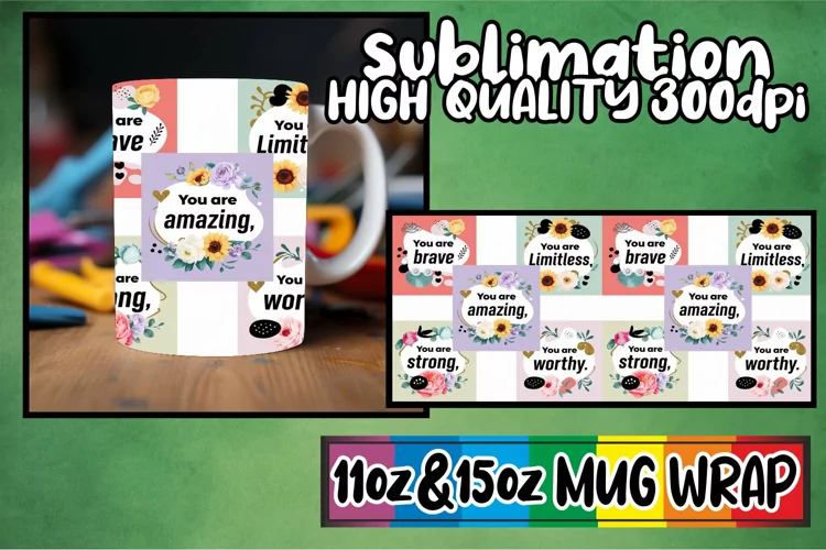Enchanting evenings 11oz 15oz mug wrap, Quote