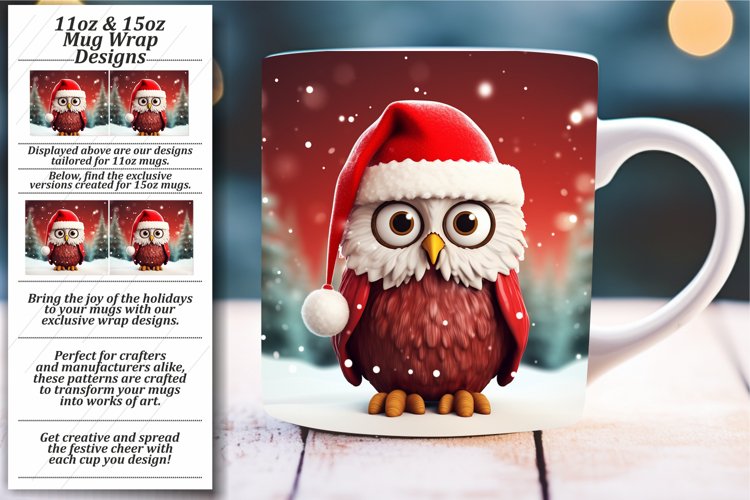 Festive Seasonal Mug Magic: Vibrant Xmas Designs example image 1