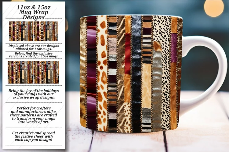 Vintage Vibes on Mugs: Sublimation Western Patterns