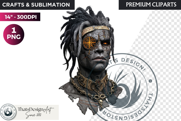 Mystic Mage Portrait Fantasy Sorcerer & Wizard PNG Clipart