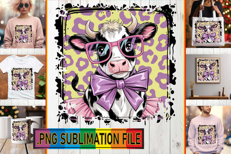 Cow Sublimation Designs Image 14