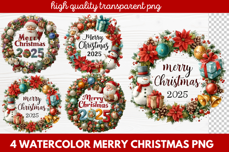 Christmas Watercolor Clipart Image 19