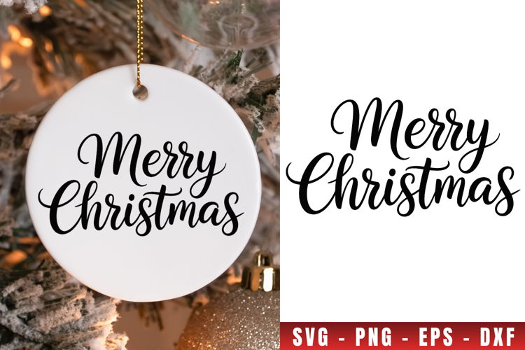 Merry Christmas Tree Svg Image 7