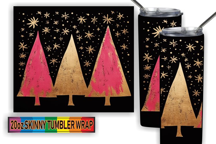 Holiday Cheer Tree Tumbler Sublimation