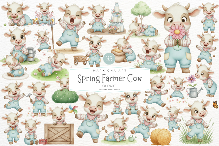Cute Cow Clipart Image 2