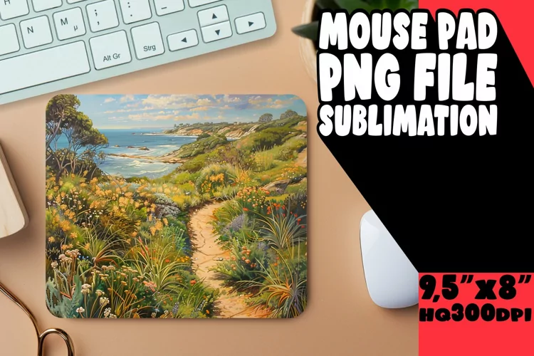 Serene Beauty Mouse Pad Sublimation