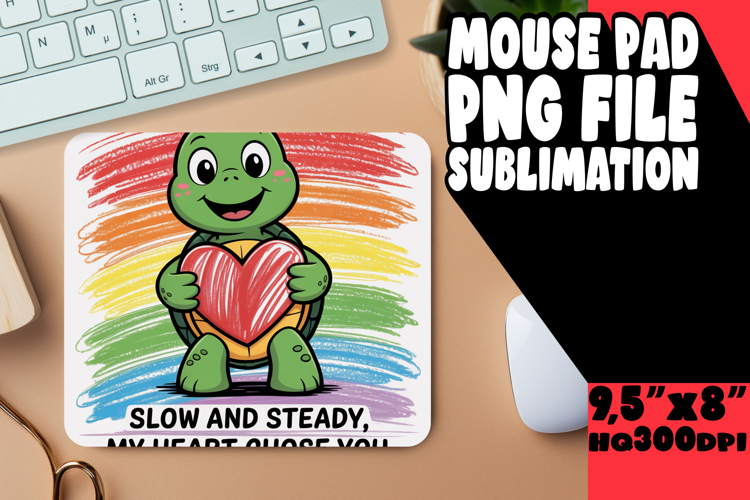 joyful MOUSE MAT Sublimation Style, Valentines Day