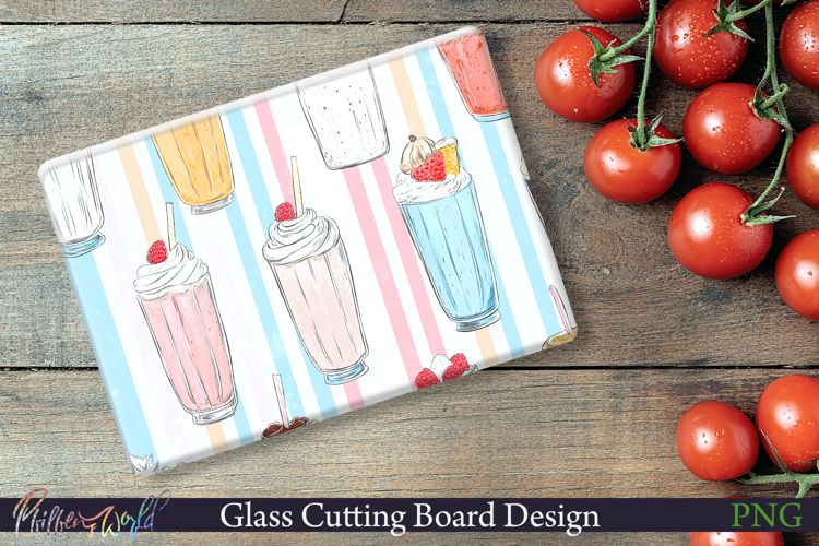 Cutting Board Design | Stripes | milkshake