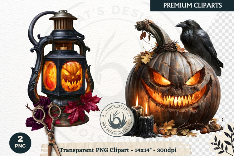 Gothic Dark Fantasy Halloween Nightmare Horror Clipart PNG