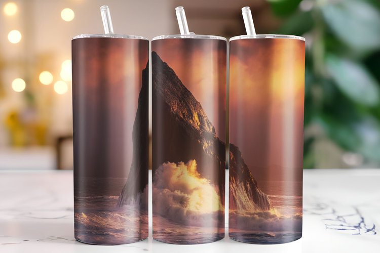 Rock Tumbler Wrap | Sublimation | Tumblers