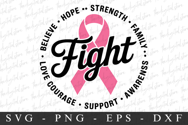 Cancer Awareness SVG Image 4