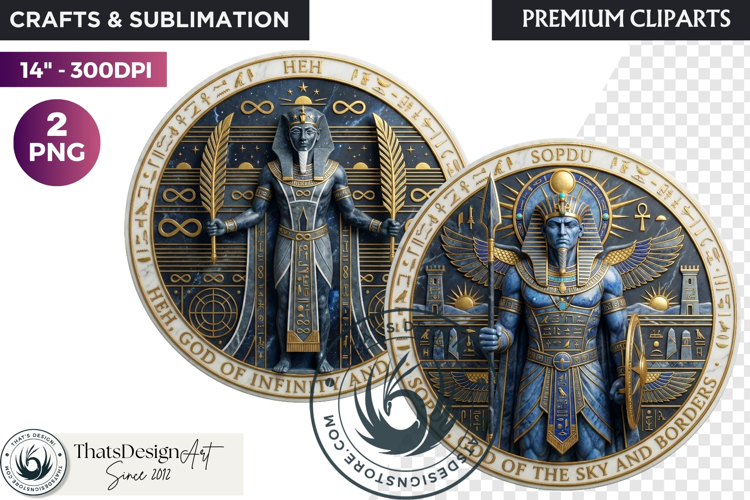 Ancient Egyptian Gods Pantheon Mythology Graphics cliparts