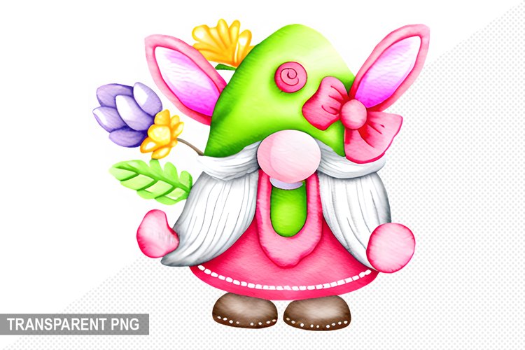 Easter Day Gnome - Gnome Sublimation - Gnome