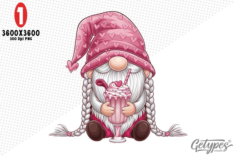 Valentine Gnome Clipart Image 16