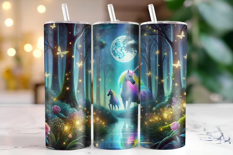 Unicorn Tumbler Wrap | Sublimation | Tumblers