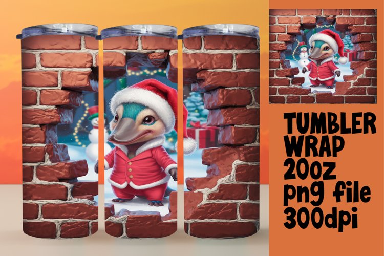 Christmas Tumbler Wrap Image 2