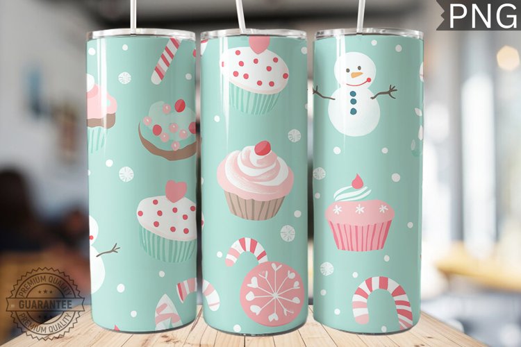 Christmas Tumbler Warp - High Quality 300 Dpi